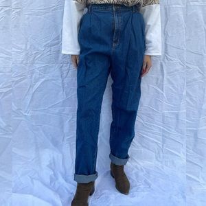 90s dark wash denim trousers 💙